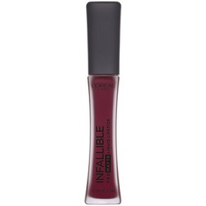 L'Oeal Pais Cosmetics Infallible Po-Matte 리퀴드 립스틱 로즈 블러드 6.4ml(0.21온스), L'Oeal Pais Cosmetics Infall, 1개