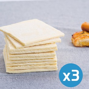 [드라이아이스포함] 서브큐 페이스트리용 사각시트 S 60g 15개입X3봉지 총45개 2.7kg 냉동생지 삼양사 [당일발송], 3개