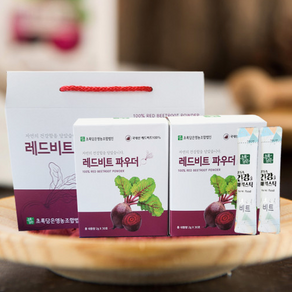 [향수옥천 초록담은] 언제어디서나 간편하게 즐기는 레드비트 분말 국산 100% 레드비트 파우더 (2g x 60포), 1개, 60g