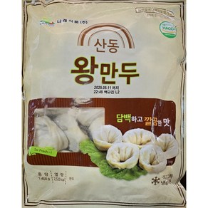 산동왕만두 고기왕만두 떡만두국, 1.4kg, 2개