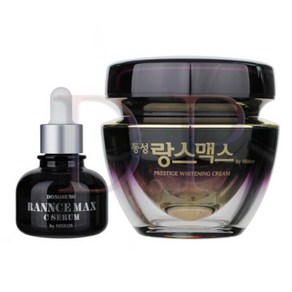 랑스맥스 프레스티지 화이트닝 크림 퍼플 50g+기미 C세럼 25ml/주름기능성