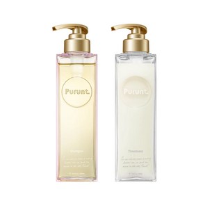 일본 Puunt 프룬트 모이스트 리치 리페어 미용액 샴푸 380ml & 트리트먼트 360g 세트, 1개