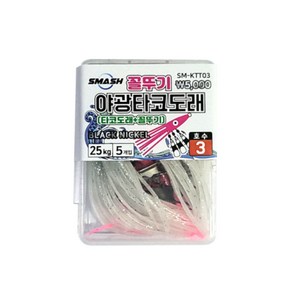 디엠피싱 스매쉬 꼴뚜기 야광타코도래 트리플도래 문어낚시 문어채비 SM-KTT, 1개, 1개입