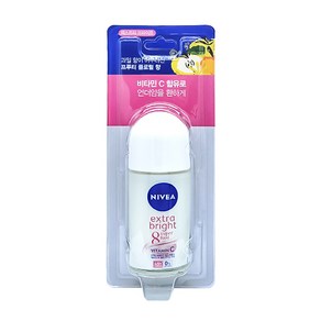 니베아 데오드란트 롤온 엑스트라 브라이트, 50ml, 1개