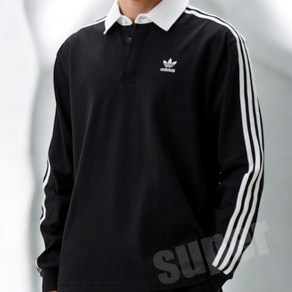 아디다스 Oiginals 아디컬러 RugbyPolo Longsleeve BK_KR IZ4806 + 파우치