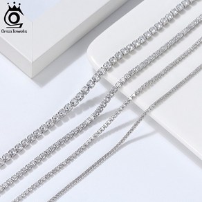 모이나사이트목걸이 osa jewels bling zicon 테니스 necklace 925 스털링 실버 italian handmade iced 여성 화이트골드 백금 프로포즈