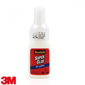 3M 스카치 수퍼글루 강력 순간접착제 20g 1ea, 1개