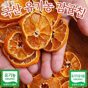 국내산(제주도) 100% 유기농 감귤칩 60g 바사삭 상큼한, 1개