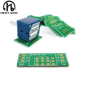 10PCS 오디오 볼륨 전위차계 스위치 가변 저항 ALPS 27 양면 차폐 PCB 보드의 금도금 보드, 한개옵션1