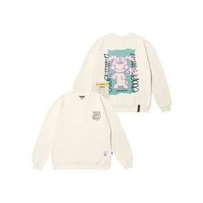 STIGMA DOGGY OVERSIZED CREWNECK IVORY