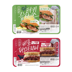 (코스트코 상품) 존쿡 터키 브레스트 슬라이스 250g x 2 + 비프 파스트라미 250g x 2, 1개