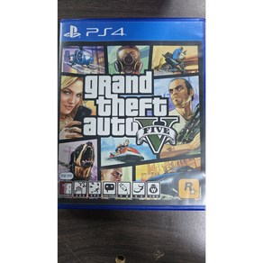 GTA 5 (GRAND THEFT AUTO 5) 플스 PS4 플레이스테이션 4 정품 게임 타이틀 팩 한글판 (플스 5 호환 가능 국내 배송)