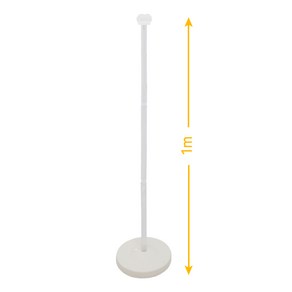 파티짱 풍선 기둥 스탠드 (1m) 거치대 꽂이 헬륨풍선효과 받침대, 1개