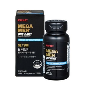 GNC 메가맨 원 데일리 멀티비타민 앤 미네랄