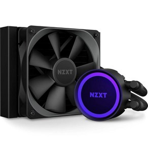 NZXT 크라켄 120 AIO RGB CPU 수냉 쿨러 고효율 저소음 링 RGB LED AER P 120mm 라디에이터 팬 포함(RL-KR120-B1), 240mm Radiato_Black, Black, Kaken Elite 2024 RGB, 1개