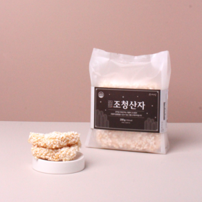 온미당 기름0% 찹쌀 조청 산자 수제 담양 한과 과줄 과즐 제수용, 200g, 1개