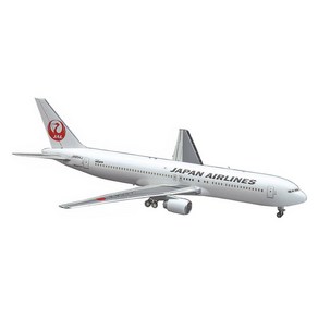 하세가와 비행기 다이캐스트 1200 일본 항공 b767-300e 플라스틱 모델 13