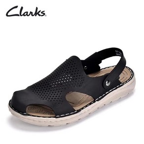 클락스 CLARKS 남성화 여름 통기성 소가죽 비치화