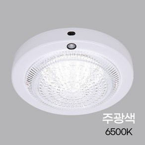 코아프 LED 원형 센서등 엣지 15W 주광색 국산