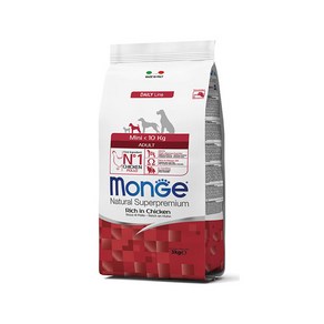 [DOG] 몬지 샘플 사료 미니 어덜트 치킨 (40g x 10개입), 1개, 400g