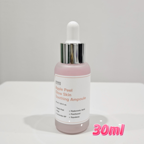 Apple Peel Glow Skin Soothing Ampoule 애플 필 수딩 앰플 성분에디터 핑크사과모공앰플 30ml, 1개