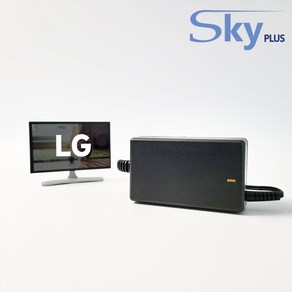 LG 엘지 모니터 어댑터 ADS-40FSG-19 19V1.3A 하늘컴플러스 SKYPLUS 대한민국 KC인증(전원포함), 1개