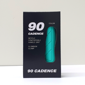 인체공학 MTB 자전거 핸들 그립 락그립 90 CADENCE 90 케이던스 그립, 민트, 1개