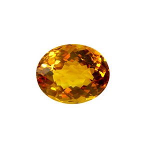 황수정 오발 컷팅원석 천연원석 15.05ct