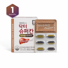 (M)[HL사이언스]닥터슈퍼칸 밀크씨슬 멀티비타민 1개월분, 30정, 1박스