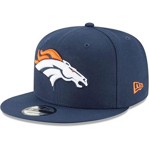 New Ea NFL 9FIFTY 조절 가능한 스냅백 모자 캡 프리 사이즈 마이애미 돌핀스 역사 로고, One Size, Denve Boncos