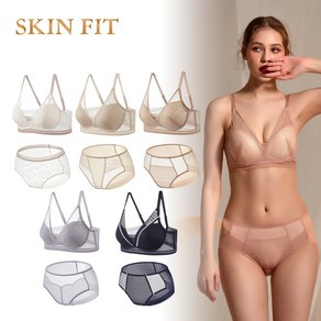 비비안 SKIN FIT 베스트핏 노와이어 브라팬티세트 택 1