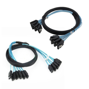 A.PEACE SATA 3 고속 데이터 멀티 4P 6P cable 케이블, 100cm, 6개