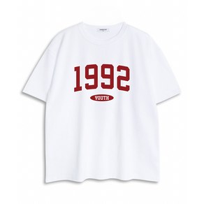 [언더오프] 오버핏 크루넥 1992 반팔 티셔츠