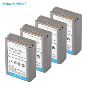 올림푸스 PS-BLN1 BLN-1 E-M5 EM5 OMD OM-D 배터리용 PS BLN1 PSBLN1 배터리 1450mAh, 1)1 Battey