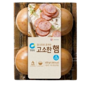 청정원 참나무로 훈연한 고소한햄, 600g, 1개