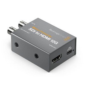 Blackmagic Design 블랙매직 디자인 마이크로 컨버터 양방향 SDI/HDMI 12G 전원 공급 장치, 1개