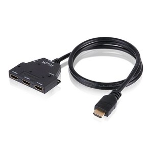 HDMI 3포트 모니터 선택기 케이블형 스위치 TV연결, 제이에스산업쿠팡 본상품선택, 제이에스산업쿠팡 본상품선택, 1개