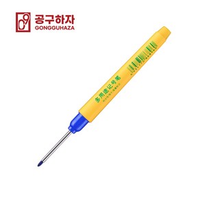 공구하자 딥홀 롱팁 유성 마킹펜 33mm 파랑