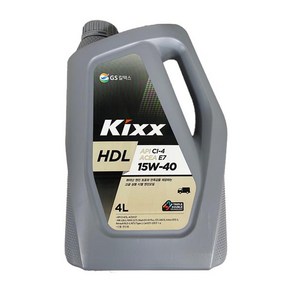 KIXX HDL 15W40 4L 디젤 엔진오일, 1개