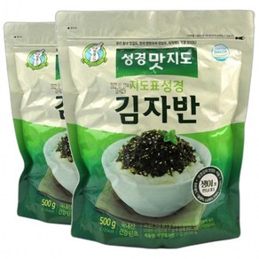 [와이제이] 업소용 500g 김자반 맛지도 성경김 x 2개입, 2개