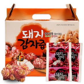 국산 자색 돼지감자즙 1박스 100ml x 60포 국내산 100% 무첨가 건강 선물 이눌린 천연 인슐린