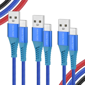 [1+1+1] 만타이거 라딕스 USB A to C타입 3A 고속충전 케이블