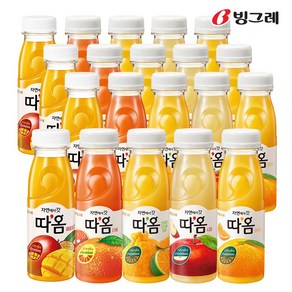 빙그레 따옴 주스 235ml 사과4+애플망고4+천혜향4+자몽4+오렌지4