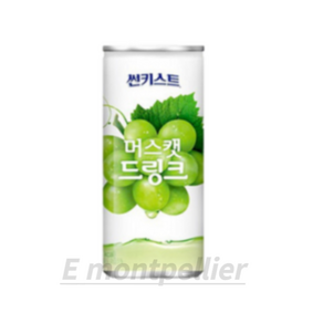 해태음료 썬키스트 머스켓 드링크, 240ml, 30개