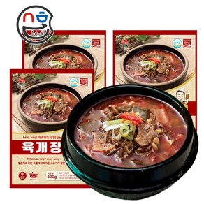 이조푸드 육개장 600g 20년의 노하우를 담은 업소 식당 납품하는 진짜 육개장맛집, 3개