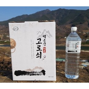 [자연의 농부] 광양 백운산 명품 고로쇠 수액 고로쇠물, 12개, 1.5L