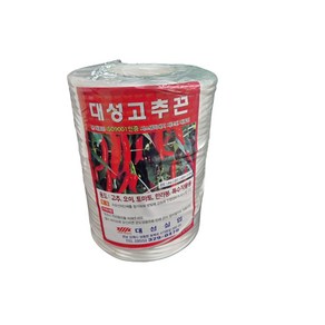 [하나로]고추끈 백색 약1400m 유인끈 식물끈 오이 토마토, 1개