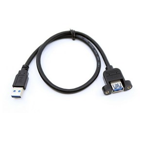 USB3.0 AM AF 판넬형 연장 케이블 2m IN-U3AMFS2, 1개