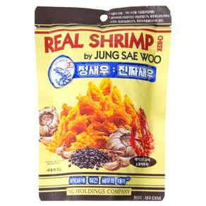 정새우 진짜새우 베이크드갈릭&블랙페퍼, 120g, 5세트