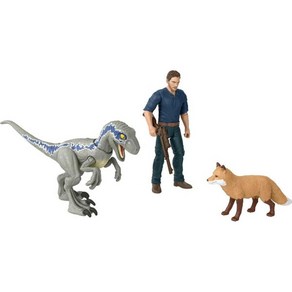 Mattel Juassic Wold Dominion 인간과 공룡 팩 Owen Velociapto 베타 액션 피규어 장난감 및 액세서리, 1개